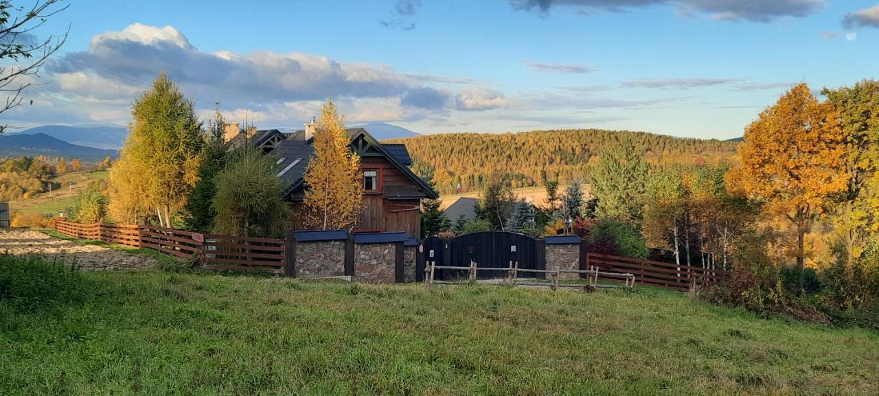 Chata drewniana Stefanówka Slemien Exterior foto