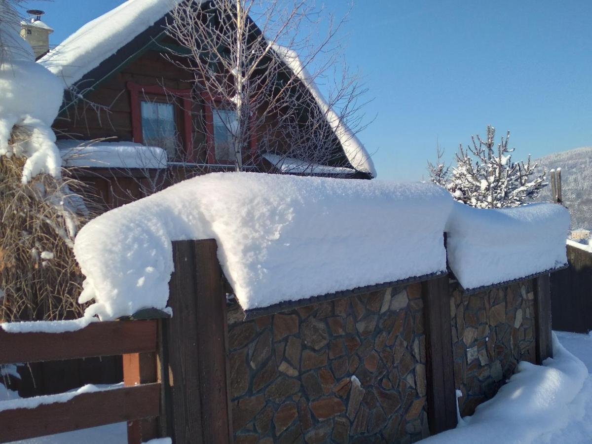 Chata drewniana Stefanówka Slemien Exterior foto