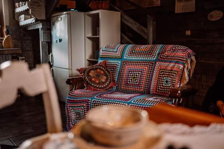 Chata drewniana Stefanówka Slemien Exterior foto