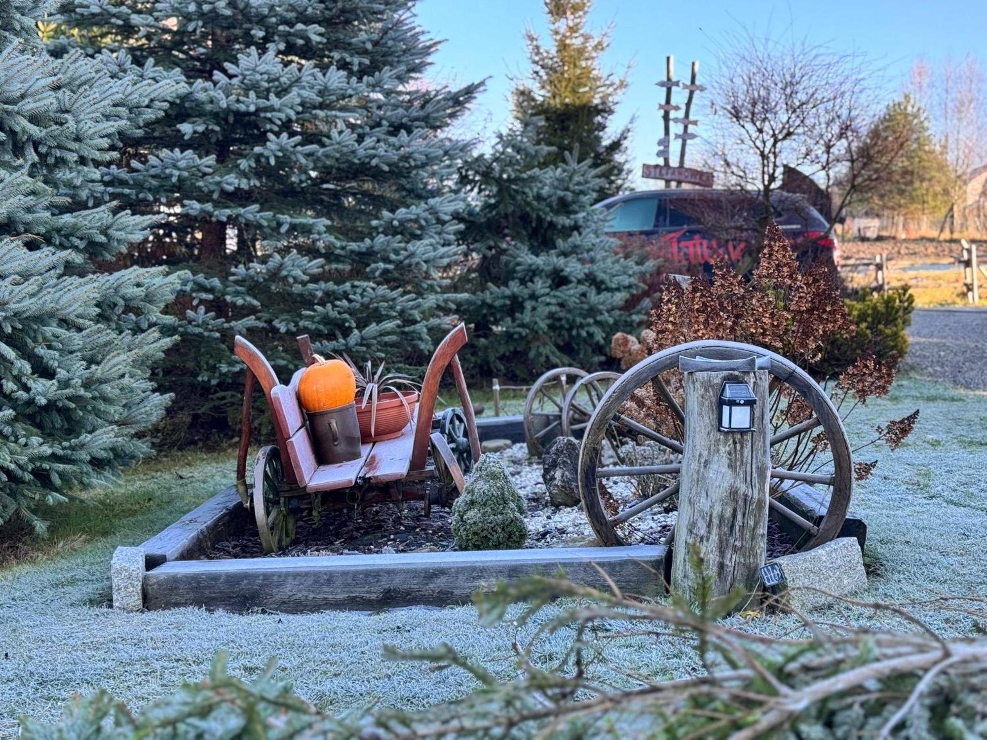 Chata drewniana Stefanówka Slemien Exterior foto